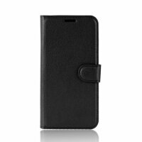 Handy Tasche für Samsung Galaxy Cover Case Buch Klapp Schutz Hülle Etui Wallet Samsung Galaxy Note 10 Lite SM-N770 Schwarz