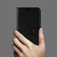 Handy Tasche für Samsung Galaxy Cover Case Buch Klapp Schutz Hülle Etui Wallet Samsung Galaxy Note 10 Lite SM-N770 Schwarz