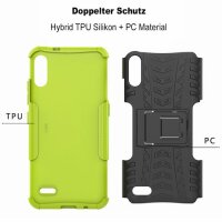 LG Hülle Outdoor Case Panzer Cover Handytasche Schutzhülle Handy Tasche Bumper LG K51S Grün