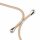 Xiaomi Hülle mit Band Schutzhülle Handykette Silikon Handy Tasche mit Schnur Neu Xiaomi Mi 10 Beige / Braun