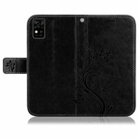 Handy Tasche ZTE Blade Hülle Schutzhülle Klapphülle Flip Case Buchhülle Etui TPU Blade A31 Lite Schwarz