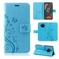 Handy Tasche Nokia Handyhülle Hülle Schutzhülle Klapphülle Case Schale Etui Book Nokia 2.1 Blau