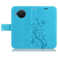 Handy Tasche Nokia Handyhülle Hülle Schutzhülle Klapphülle Case Schale Etui Book Nokia 2.1 Blau