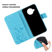 Handy Tasche Nokia Handyhülle Hülle Schutzhülle Klapphülle Case Schale Etui Book Nokia 2.1 Blau