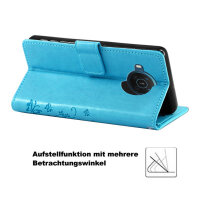 Handy Tasche Nokia Handyhülle Hülle Schutzhülle Klapphülle Case Schale Etui Book Nokia 2.1 Blau