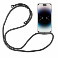 betterfon Handykette für Apple iPhone 14 Pro Max Handyhülle mit Band Hülle Schwarz