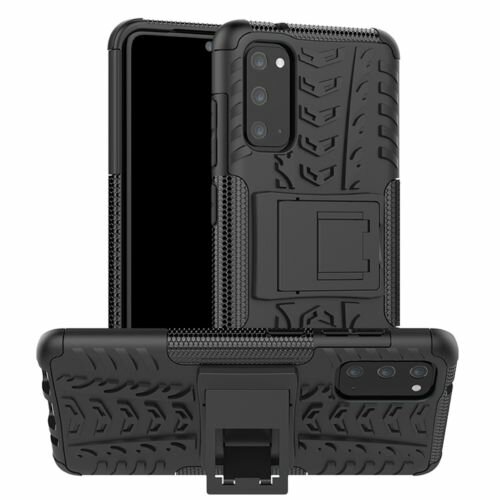 Handy Tasche für Samsung Galaxy Case Panzer Hülle Cover Schutzhülle Etui Bumper Galaxy S20 SM-G980 Rot