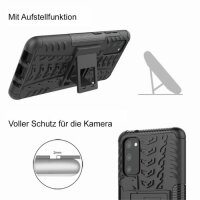 Handy Tasche für Samsung Galaxy Case Panzer Hülle Cover Schutzhülle Etui Bumper Galaxy S20 SM-G980 Rot