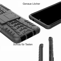Handy Tasche für Samsung Galaxy Case Panzer Hülle Cover Schutzhülle Etui Bumper Galaxy S20 SM-G980 Rot