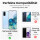 Handy Tasche für Samsung Galaxy Case Panzer Hülle Cover Schutzhülle Etui Bumper Galaxy S20 SM-G980 Rot