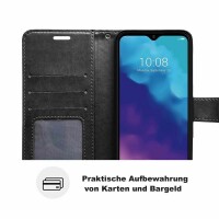 ZTE Blade V30 Vita, Handy Tasche Hülle Schutzhülle Klapphülle Flip Case Etui TPU