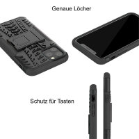 Handyhülle für Apple iPhone 11 Pro Max – Outdoor Panzer Cover Schwarz