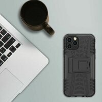 Handyhülle für Apple iPhone 12 / 12 Pro – Panzer Case Schwarz