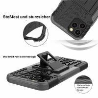 Handyhülle für Apple iPhone 12 / 12 Pro – Panzer Case Schwarz