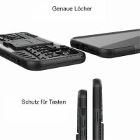 Handyhülle für Apple iPhone 12 / 12 Pro – Panzer Cover Schwarz