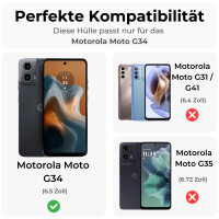Motorola Moto G34 Hülle Handyhülle Outdoor Handy Tasche Bumper Case Back Cover