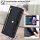 Handykette Motorola Hülle mit Band Handyhülle Kartenfächer Leder Umhängetasche Moto G54 Schwarz