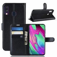 Handy Tasche für Samsung Galaxy A40 Hülle Flip...