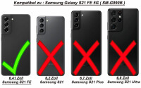 Schutz Hülle für Samsung Galaxy S21 FE 5G, SM-G990B Handy Tasche Bumper Case TPU Schwarz