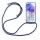 Handykette für Samsung Galaxy A55 Handyhülle mit Band Case Hülle mit Kordel Hand Blau