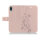 Huawei Handy Tasche Handyhülle Schutz Hülle Blumen Flip Cover Buch Case Etui Huawei Y5 2019 Rosegold