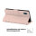 Huawei Handy Tasche Handyhülle Schutz Hülle Blumen Flip Cover Buch Case Etui Huawei Y5 2019 Rosegold