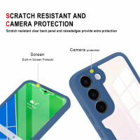 360° Grad Hülle für Samsung Galaxy S23+ vollschutz Integriertem Displayschutz Blau