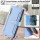 Handykette Motorola Hülle mit Band Handyhülle Kartenfächer Leder Umhängetasche Moto G14 Hellblau
