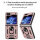 Outdoor Panzer Hülle für Samsung Galaxy Z Flip 5 mit Kameraschutz Ringhalter  Rosegold