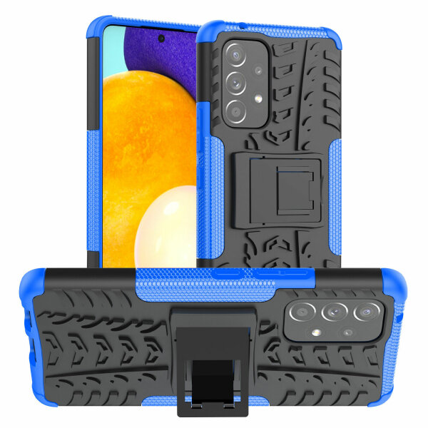 Hülle für Samsung Galaxy A53 5G - Schutzhülle Handyhülle Tasche Bumper  Case TPU Blau