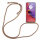 Handykette für Motorola Moto G84 Handyhülle mit Band Hülle mit Schnur Back Cover Rainbow