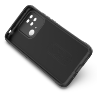 Hülle Xiaomi Redmi 10C Handyhülle Outdoor Case Back Cover Handy Tasche Bumper Schwarz