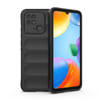 Hülle Xiaomi Redmi 10C Handyhülle Outdoor Case Back Cover Handy Tasche Bumper Schwarz