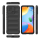 Hülle Xiaomi Redmi 10C Handyhülle Outdoor Case Back Cover Handy Tasche Bumper Schwarz
