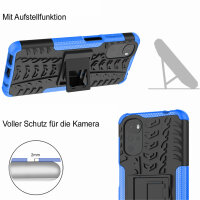 Hülle Motorola Moto G22, E32, E32 Schutzhülle Handytasche Handyhülle Silikon TPU Blau