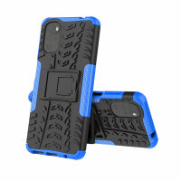 Hülle Motorola Moto G22, E32, E32 Schutzhülle Handytasche Handyhülle Silikon TPU Blau