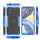 Hülle Motorola Moto G22, E32, E32 Schutzhülle Handytasche Handyhülle Silikon TPU Blau