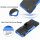 Hülle Motorola Moto G22, E32, E32 Schutzhülle Handytasche Handyhülle Silikon TPU Blau