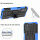 Hülle Motorola Moto G22, E32, E32 Schutzhülle Handytasche Handyhülle Silikon TPU Blau
