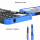 Hülle Motorola Moto G22, E32, E32 Schutzhülle Handytasche Handyhülle Silikon TPU Blau