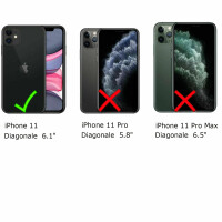 Handyhülle für Apple iPhone 11 – Klapphülle Rosegold Blume