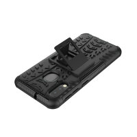 Handy Tasche für Samsung Galaxy Case Panzer Hülle Cover Schutzhülle Etui Bumper Galaxy A20e SM-A202 Schwarz