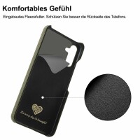 Hülle Handyhülle Stoßfeste Handy Tasche Ultra-Dünn Case Leder Bumper für Samsung Galaxy A05s Grün