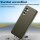 Hülle Handyhülle Stoßfeste Handy Tasche Ultra-Dünn Case Leder Bumper für Samsung Galaxy A05s Grün