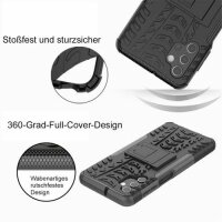 Handy Tasche für SAMSUNG Galaxy Hülle Handyhülle Schutzhülle Outdoor Case Schale Galaxy A32 5G SM-A326B Schwarz