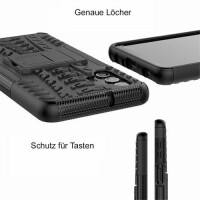 Handy Tasche für SAMSUNG Galaxy Hülle Handyhülle Schutzhülle Outdoor Case Schale Galaxy A32 5G SM-A326B Schwarz