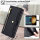 Handykette Samsung Hülle mit Band Handyhülle Kartenfächer PU Leder Umhängetasche Galaxy S23+ Schwarz