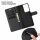Handy Tasche für Samsung Galaxy Cover Case Buch Klapp Schutz Hülle Etui Wallet Samsung Galaxy S21 Ultra SM-G998B Schwarz
