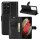 Handy Tasche für Samsung Galaxy Cover Case Buch Klapp Schutz Hülle Etui Wallet Samsung Galaxy S21 Ultra SM-G998B Schwarz