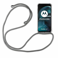betterfon Handykette für Motorola Moto G14 Handyhülle mit Band Hülle mit Schnur Grau